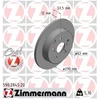 Image de Disque De Frein Zimmermann 590.2845.20 Toyota
