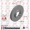 Image de Disque De Frein Zimmermann 250.5702.20 Ford