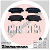 Image de Kit De Plaquettes De Frein, Frein À Disque 22901..2 Zimmermann Zimmermann 22901..2 Kia
