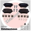 Image de Kit De Plaquettes De Frein, Frein À Disque 22987.170.2 Zimmermann Zimmermann 22987.170.2 Mercedes-Benz