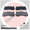 Image de Kit De Plaquettes De Frein, Frein À Disque 25838..1 Zimmermann Zimmermann 25838..1 Mercedes-Benz