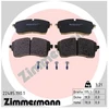 Image de Kit De Plaquettes De Frein, Frein À Disque 22485..1 Zimmermann Zimmermann 22485..1 Jaguar