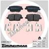 Image de Kit De Plaquettes De Frein, Frein À Disque 22865.165.2 Zimmermann Zimmermann 22865.165.2 Hyundai