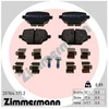 Image de Kit De Plaquettes De Frein, Frein À Disque 20764.175.2 Zimmermann Zimmermann 20764.175.2 Citroen;Opel;Peugeot;Toyota