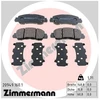 Image de Kit De Plaquettes De Frein, Frein À Disque 20949.160.1 Zimmermann Zimmermann 20949.160.1 Mitsubishi