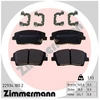 Image de Kit De Plaquettes De Frein, Frein À Disque 22934.180.2 Zimmermann Zimmermann 22934.180.2 Kia