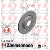 Image de Disque De Frein Zimmermann .3140.20 Citroen;Opel;Peugeot