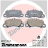 Image de Jeu De Plaquettes De Frein, Frein À Disque 22469.165.1 Zimmermann Zimmermann 22469.165.1 Porsche