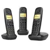 Image de A170 Trio - Téléphone sans fil avec ID d'appelant - DECT\GAP - noir + 2 combinés supplémentaires