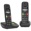 Image de E290A Duo - Téléphone sans fil - système de répondeur avec ID d'appelant - ECO DECT\GAP - noir + combiné supplémentaire