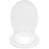 Image de WOLTU Couvercle de WC Famille avec siège d'enfant,Abattant WC en Plastique avec abaissement Automatique,Blanc Forme O en occasion ou reconditionné