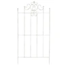 Image de Treillis De Jardin Pour Plantes Grimpantes Paula En Fer Solide , Blanc antique