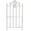Image de Treillis De Jardin Pour Plantes Grimpantes Paula En Fer Solide , Marron antique