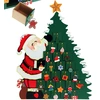 Image de Calendrier de l'Avent Père Noël et sapin à remplir