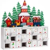 Image de Calendrier de l'avent paysage de Noël à remplir