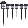 Image de Set de 6x lampes solaires LED lumière pour jardin