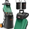 Image de Broyeur de végétaux électrique 2400W avec bac ramassage 50L