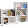 Image de Set d'étagères bibliothèque Vela blanc 2+3 compartiments