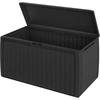 Image de Coffre de jardin rangement anthracite 116x47x60cm