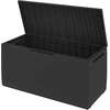Image de Coffre de jardin à roulettes Keter anthracite 305L