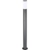 Image de Lampadaire moderne Ivy anthracite en acier inoxydable