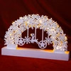 Image de Arche lumineuse de Noël à LED flocons de neige