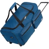 Image de Grand sac de voyage bleu 85L trolley avec cadenas