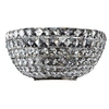 Image de Basfor Applique Murale Flush Nickel Antique & Cristal, 2 Lumières, E14