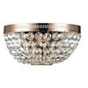 Image de Ottilia Applique Murale Flush Or & Cristal, 2 Lumières, E14