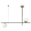 Image de Nostalgia Modern Nostalgia 2 Light Matt Gold Plafonnier Abat-jour en verre