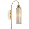 Image de Antic Applique Moderne Or, Abat-Jour en Verre Cognac