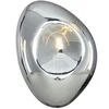Image de Mabell Applique murale moderne chrome, abat-jour en verre