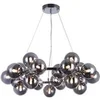Image de Dallas Suspension de plafond chromée, 25 lumières, G9