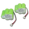 Image de 2x Batteries Ni-MH pour aspirateurs Ecovacs Deebot D650, D66, D660, D68, D680. Remplace: 945-0006, 945-0024, 205-0001, LP43SC3300P5.