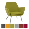 Image de Chaise Lounge Caracas tissu - Siège Vert