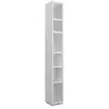 Image de Etagère 191 cm étroite 6 niches blanc