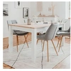 Image de Table à manger extensible Bergen AUCUNE chêne artisan blanc 160-215 cm 55 cm