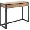 Image de Console 2 tiroirs chêne artisan / anthracite Denver