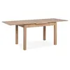 Image de Table à manger extensible 120/200 cm Longford - Naturel