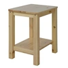 Image de Table de chevet en bois nature