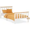 Image de Lit en bois de jeunesse 90 x 200 blanc