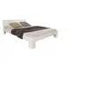 Image de Lit double en bois 120 x 200 cm blanc