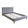 Image de Lit rembourré avec matelas 120x200 Sommier à lattes