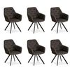 Image de Chaise de salle à manger Lot 6 chaises gris