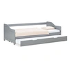 Image de Lit gigogne 90x200 cm - couleur gris
