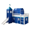 Image de Lit toboggan avec tour - couleur bleu