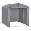 Image de abri de jardin, cabane de jardin exterieur imperméable, abri moto avec des crochets, garage pour vélo et outils, gris, kls11-l-dg