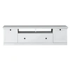 Image de Meuble TV blanc 3 portes style campagnard moderne Valex 177 cm