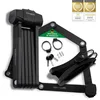 Image de CONTEC SherLock Cadenas pliable pour vélo, en acier spécial Tredur, 85 cm, avec support, système de clé réversible et dispositif anti-chute à clé, noir en occasion ou reconditionné