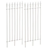 Image de Lot de 2 Treillis Elisa en fer robuste 100 x 50 cm , Blanc